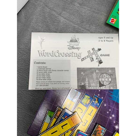 Disney WordCrossing Game 2-8 Players Ages 5+ - Picture 10 of 13